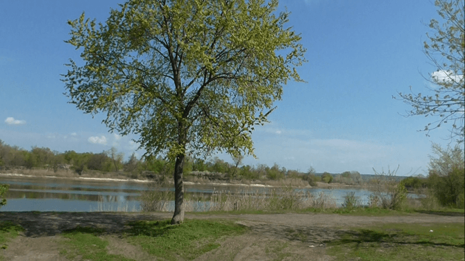 Река Северский Донец. Каменск.